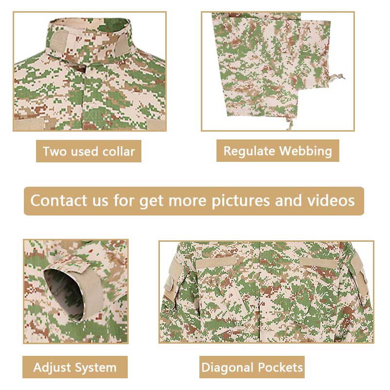 detalles del uniforme militar