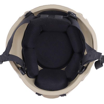 Almohadillas internas para casco a prueba de balas mich