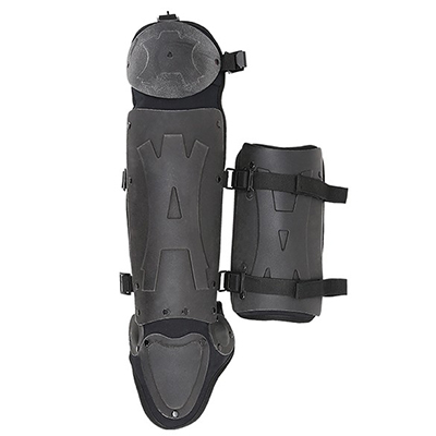 Protector de piernas para traje antidisturbios