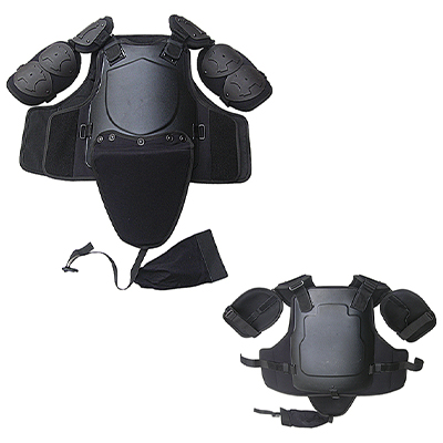 Sistema de protección de la parte superior del cuerpo del traje antidisturbios