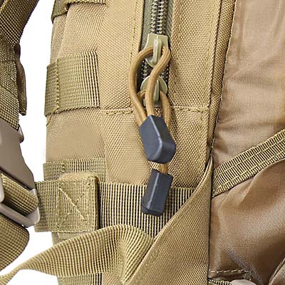 mochila táctica militar con cremallera