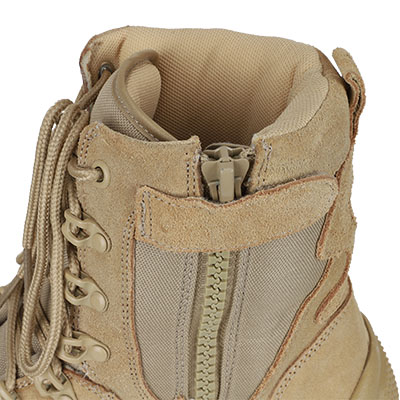 Desierto botas militares cremallera