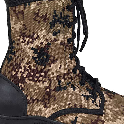 Botas Militares Desierto Tela Oxford Digital