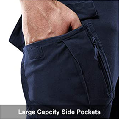 Pantalón Táctico Militar Azul Marino bolsillos laterales
