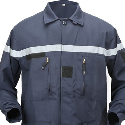 Traje de bombero bolsillos con cremallera