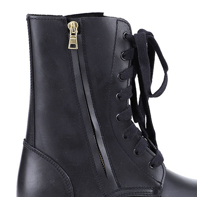 Botas Bomber Piel Cremallera Lateral