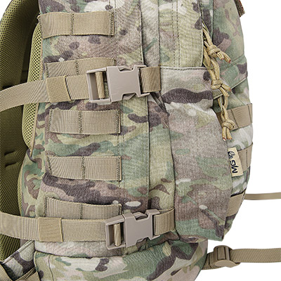 Mochila táctica Hebillas laterales del ejército