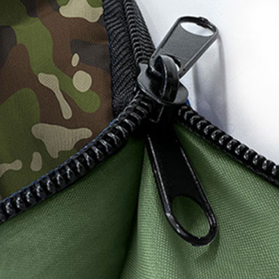 Saco de dormir del ejército cremallera de doble protección