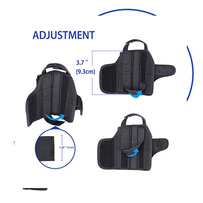 Ajuste táctico de la funda de la pierna.