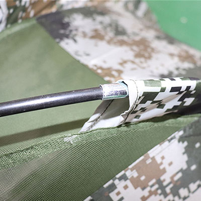 Poste de fibra de vidrio premium para tienda militar