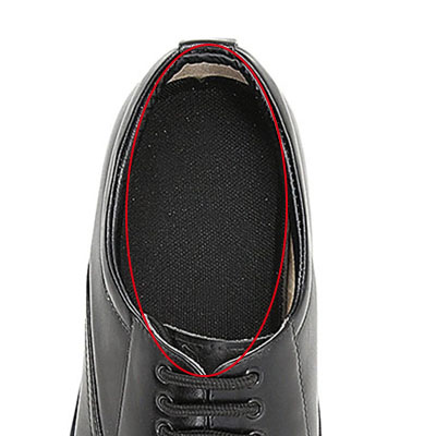 zapatos de oficial plantilla de látex suave