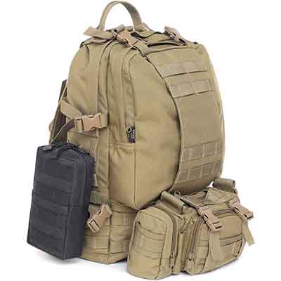 Bolsa de cincha Molle compatible con mochila táctica