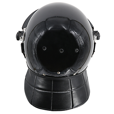 Casco antidisturbios Carcasa de ABS y protector de cuello de PU