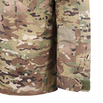 Puños de uniforme de combate del ejército Multicam con aro y bucle