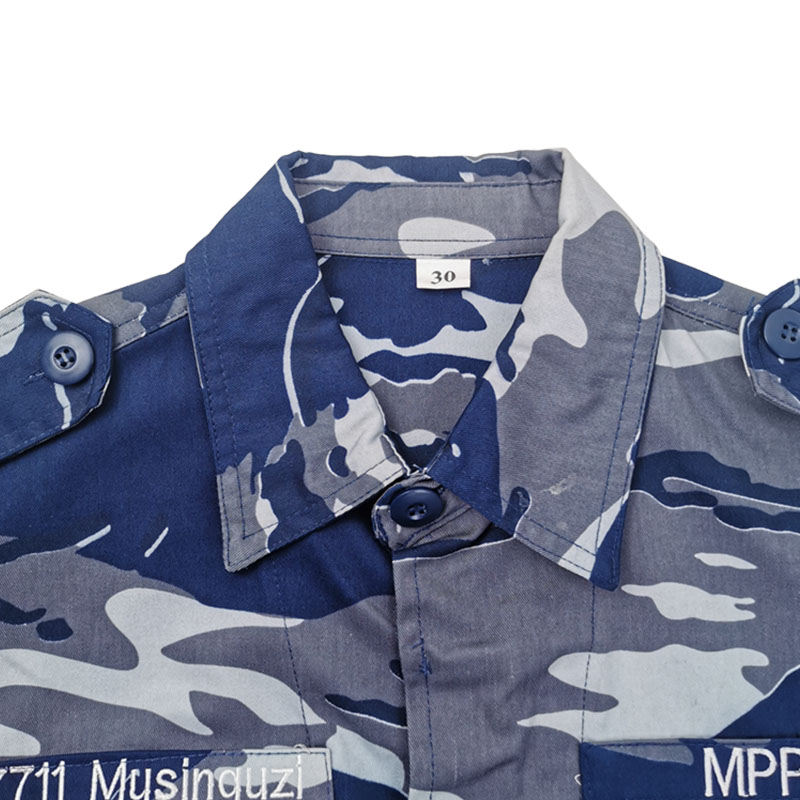 Collar de solapa BDU de uniforme militar