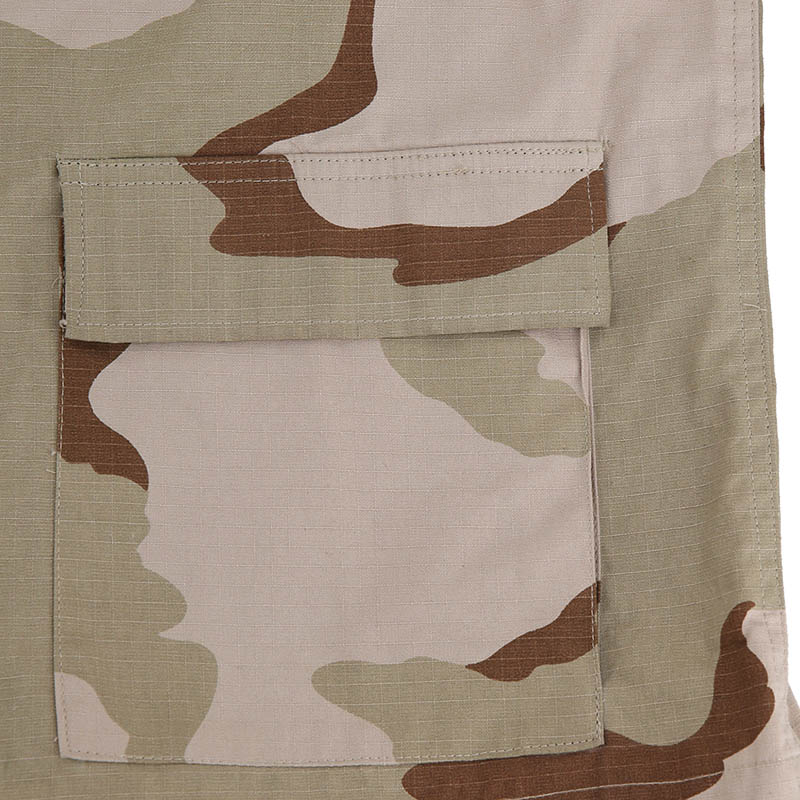 Uniforme del ejército BDU bolsillos delanteros