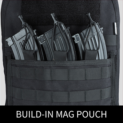 Portaplacas de 10 x 12, funda magnética negra integrada