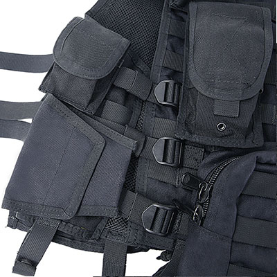 Chaleco táctico de policía Molle Bolsas pequeñas