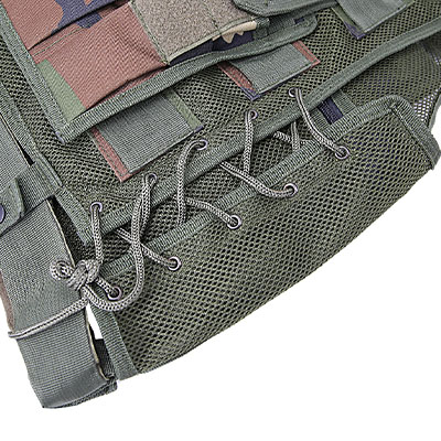 Chaleco de asalto táctico Diseño de tamaño de cintura ajustable
