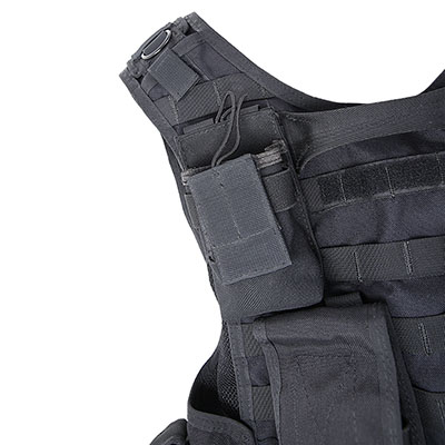 Bolsa de interfono de chaleco táctico de policía Molle
