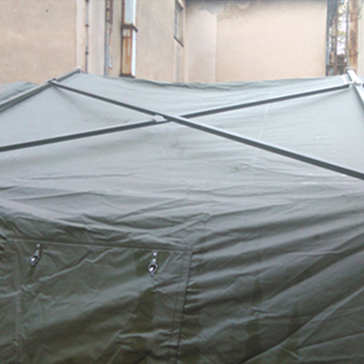 Tubo de acero rociado con plástico militar Reuse