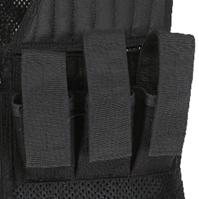 Chaleco táctico de malla con funda para pistola, fundas para pistola Mag