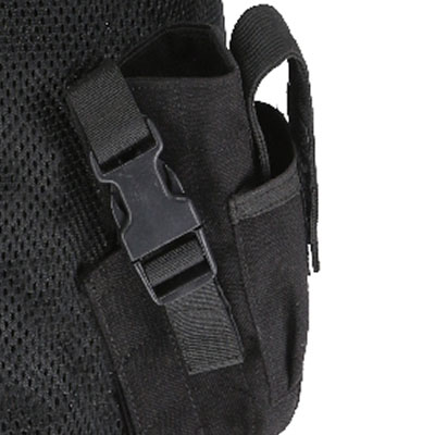 Chaleco táctico de malla con funda cruzada