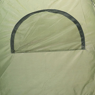Tienda de campaña militar Diseño de ventana humanizado