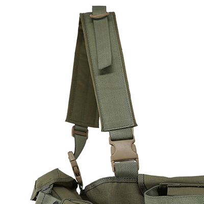 Army Chest Rig Ranger Verde Hebilla de liberación rápida