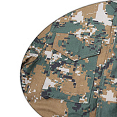 Chaqueta militar múltiples bolsillos
