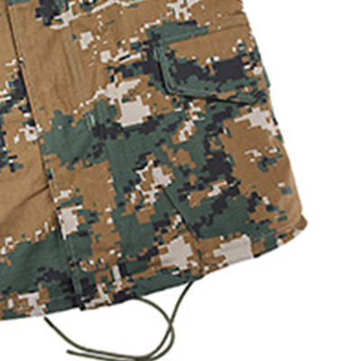 Dobladillo de chaqueta militar ajustable por correa