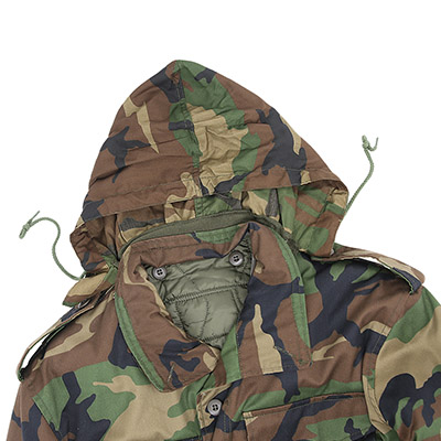 Chaqueta militar M65 Capucha desmontable