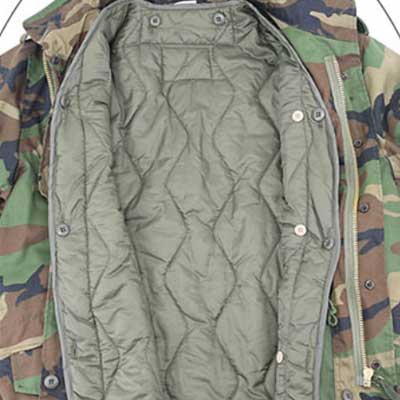 Chaqueta militar M65 Forro extraíble