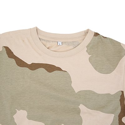 Camiseta Tri-Color Desert Camoufalge Cuello Redondo