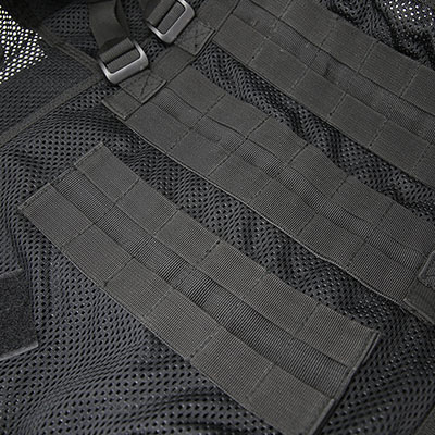 Malla Cross Draw Chaleco táctico Back Molle Webbings