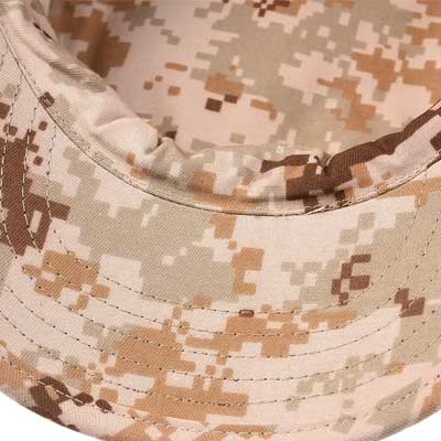 Costuras múltiples internas del sombrero militar