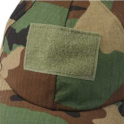 Parche de velcro de gorra militar