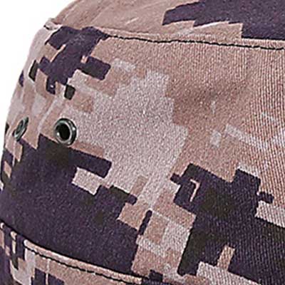 Costura ajustada de sombrero militar