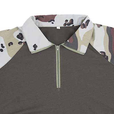 Camisa Combat Cuello Cremallera
