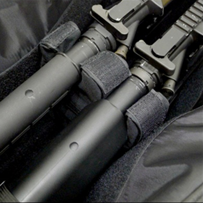Estuche doble para pistola Con capacidad para 2 rifles