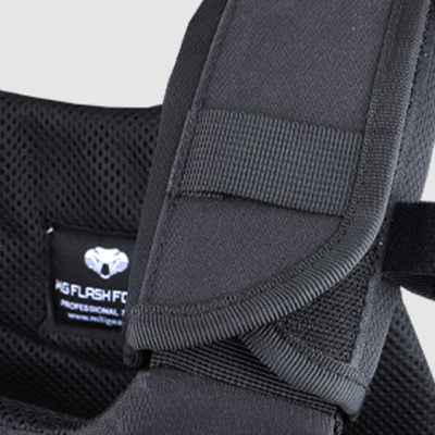Portaplacas de bajo perfil Almohadillas desmontables para los hombros
