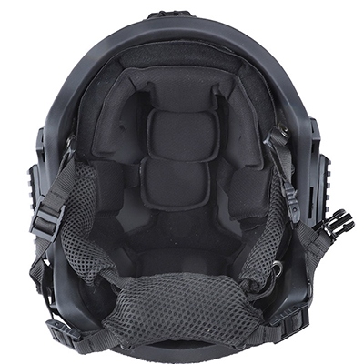 Forro de espuma antibalas para casco balístico