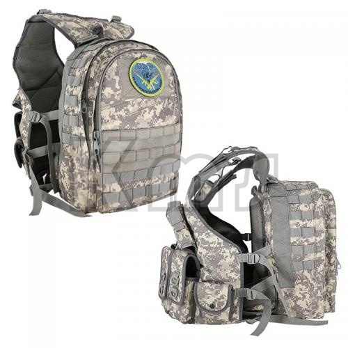 ACU tactical backpack vest